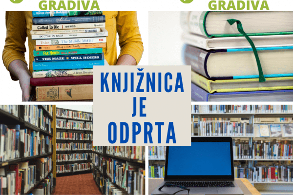 Knjižnica je odprta