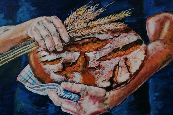Od zrnja do kruha, slikarska razstava članov KUD Trata – Gorenja vas