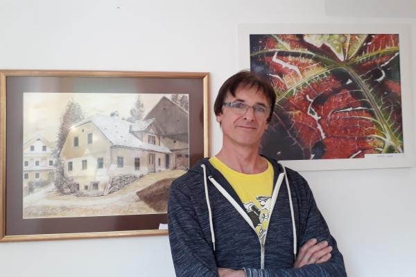 Razstava Tomija Albrehta v Krajevni knjižnici Gorenja vas