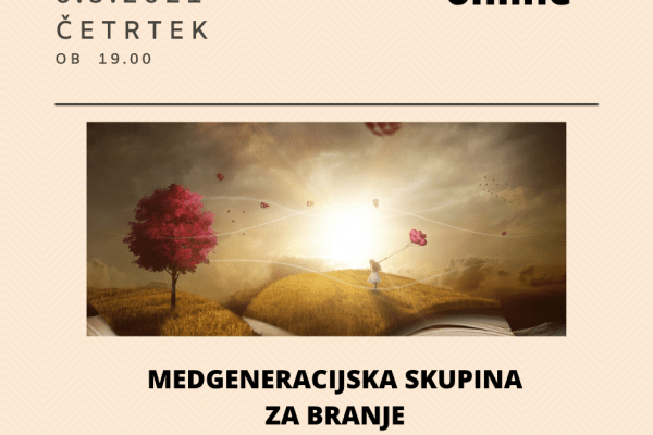 MEDGENERACIJSKA SKUPINA ZA BRANJE NA GLAS!