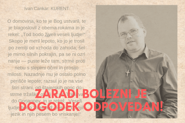 POGOVOR OB DNEVU DRŽAVNOSTI JE ZARADI BOLEZNI ODPOVEDAN!