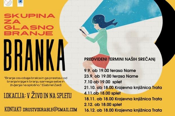 BRANKA – skupina za glasno branje