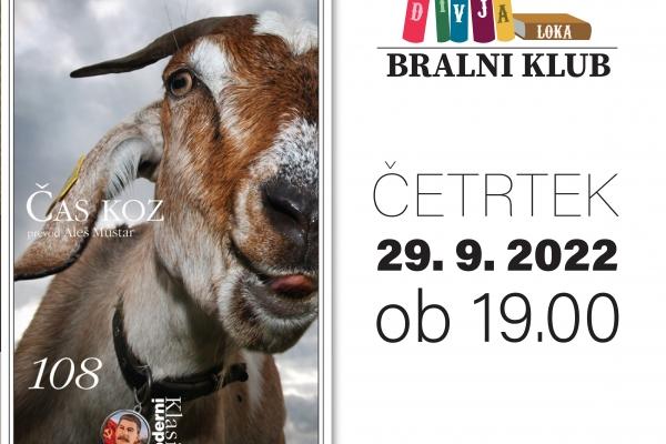 Bralni klub DIVJA LOKA – Luan Starova: Čas koz