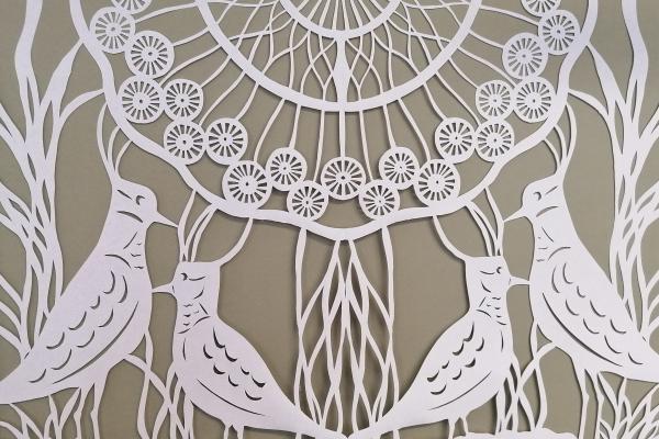 Exchanging exhibitions of two folk artists