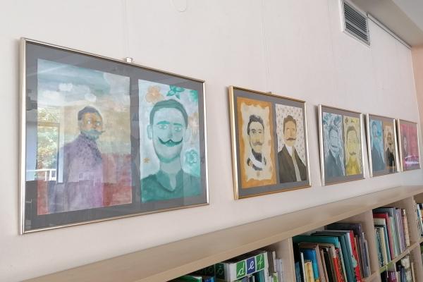 Slikarska razstava učencev OŠ Cvetka Golarja: PORTRET CVETKA GOLARJA
