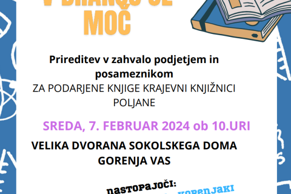 ODPADE! Prireditev ob podaritvi knjige družbe DRI upravljanje investicij
