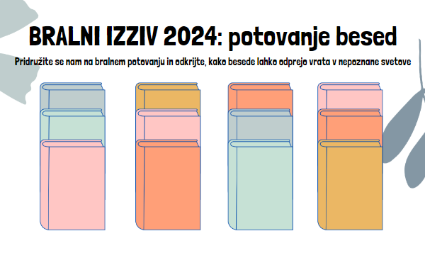 Bralni izziv 2024: POTOVANJE BESED