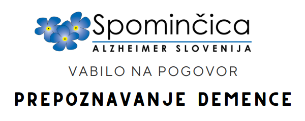 PREPOZNAVANJE DEMENCE – vabilo na pogovor