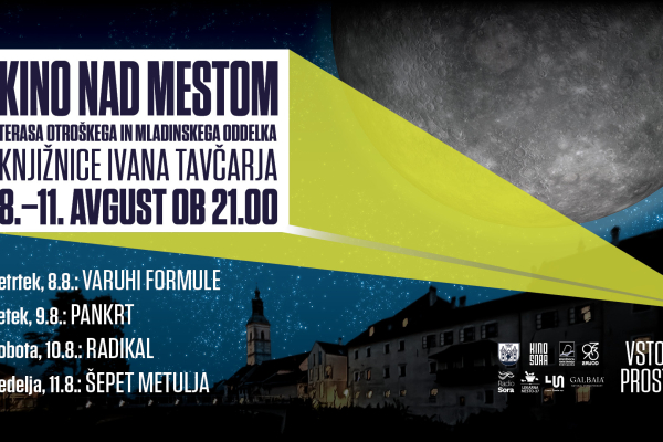 KINO NAD MESTOM na terasi knjižnice