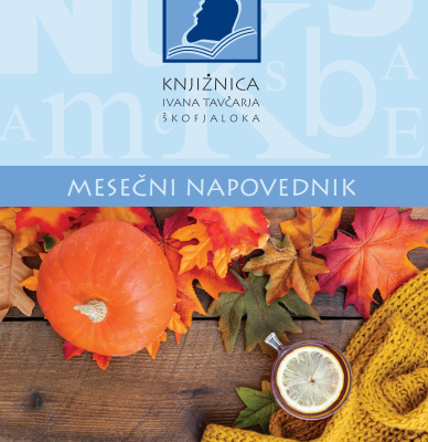 Mesečni napovednik OKTOBER 2024