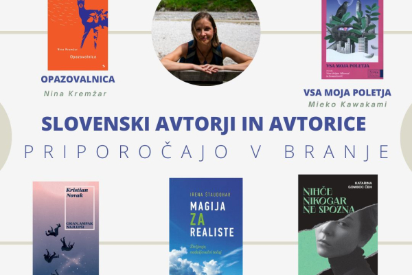 Slovenski avtorji in avtorice priporočajo v branje: ANJA MUGERLI