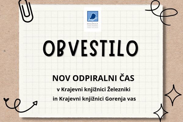 OBVESTILO