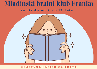 Logotip za Mladinski bralni klub Franko.