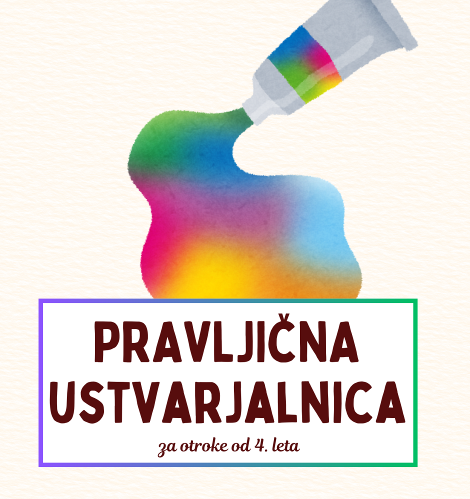 Pravljična ustvarjalnica - naslov dogodka.