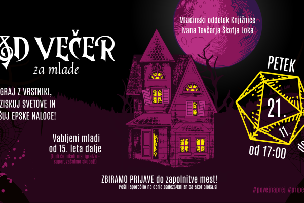 D&D VEČER ZA MLADE
